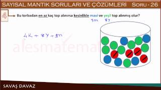 ALES Sayısal Mantık Soru 026  Kötü Şans Soruları [upl. by Millur]