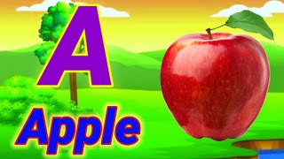 a for apple  b for ball  learn english alphabet  nursery rhymes  abcd [upl. by Htebsil894]