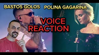 POLINA GAGARINA VOICE Полина Гагарина и Баста  Голос REACTION [upl. by Braynard]