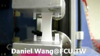 Tensile Test of Electrospinning Membranes [upl. by Arbed]