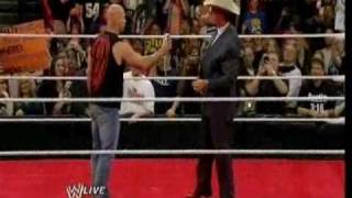 Stone Cold Pours Beer All Over Michael Cole [upl. by Naimerej704]