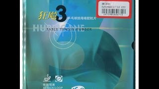 Nittaku DHS Hurricane 3 Neo H3 NEO Table Tennis PingPong Rubber unboxing and review [upl. by Sugar]