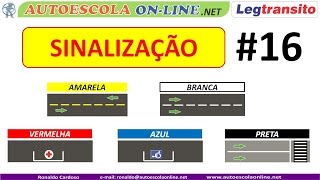 SINALIZAÇÃO HORIZONTAL  Marcas e Inscrições no pavimento [upl. by Gnaw]