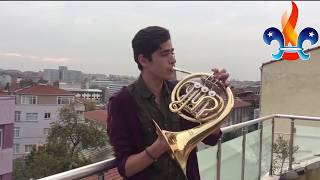 Trumpet VS French Horn by Ibn AlWalid Scout [upl. by Kiran]