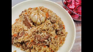 ❤️Plov leckeres Reisgericht mit zartem Fleisch Pilaw [upl. by Tristis33]