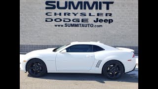 2014 CHEVROLET CAMARO 2SS WITH RS PACKAGE WHITE WALK AROUND REVIEW SOLD 10034 wwwSUMMITAUTOcom [upl. by Assi]