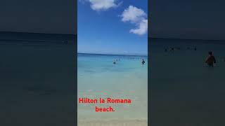 Hilton la Romana Dominican Republic hilton bayahibe perfectbeach ocean paradisebeach [upl. by Shivers]