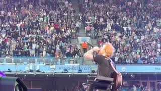 Galway Girl  Ed Sheeran  Manchester 100622 [upl. by Nyrat360]