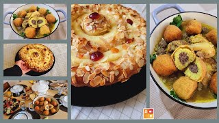 وصفة الخوخ بالجلبانةطبق جزاءري🇩🇿 بريوش بالكريمة  plat Algérien el khokh brioche à la crème [upl. by Lalla]