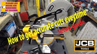 JCB Mitre Saw MS210SB review amp Setup guide [upl. by Aneger935]