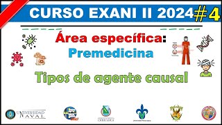 Curso EXANI II 2024 Premedicina Tipos de agente causal 4 [upl. by Schwarz412]