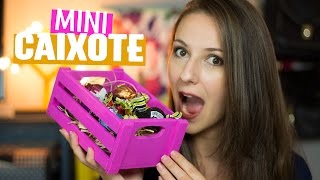 DIY  CAIXOTE DE FEIRA MINIATURA AmigoChocolateDIY [upl. by Nauqit450]