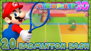 Mario Party 10 Part 20  Badminton Bash 4 Player [upl. by Ender]