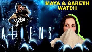 Aliens 1986  Movie Reaction  Daughters First Watch [upl. by Zysk775]