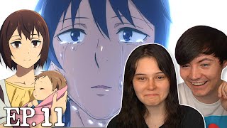 Erased Ep 11 REACTION Boku dake ga Inai Machi Reaction amp Review [upl. by Sisenej]