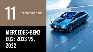 MercedesBenz EQS 2023 vs 2022 [upl. by Ahsain663]