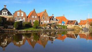 NETHERLANDS picturesque town of Hindeloopen original sound plus music [upl. by Le170]