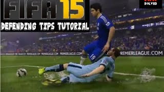 FIFA 15 Defending Tips Tutorial Basics [upl. by Alegnaoj]