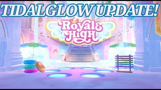 TIDALGLOW Update in Royale High Updated Lobby [upl. by Alessandra]