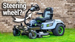 EGO ESteer Electric Zero Turn Mower My Honest Review [upl. by Martella769]