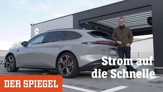 Im Test Nio ET5 Touring  Strom auf die Schnelle  DER SPIEGEL [upl. by Atteuqaj]