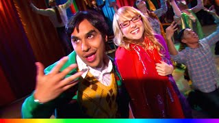 Raj and Bernadette Bollywood Dance  The Big Bang Theory [upl. by Dag]