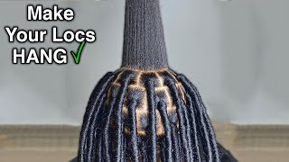 DO THIS To Make Your Dreadlocks Hang [upl. by Eresed]