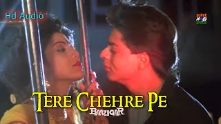 Tere Chehre Pe  Shah Rukh Khan  Shilpa Shetty  Baazigar Movie Song  Kumar Sanu  Anu Malik Hits [upl. by Jac]