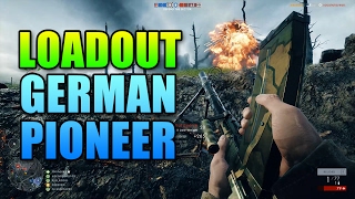 Loadout German Pioneer Elite Infantry  Battlefield 1 Madsen Gameplay [upl. by Nenerb286]