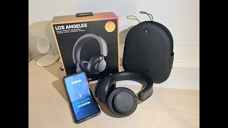 Urbanista Los Angeles Solar powered headphones unboxing [upl. by Stockmon]