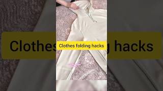 How to fold a shirtclothing folding shorts viral trends [upl. by Zemaj]