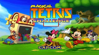 Magical Tetris Challenge PS1  Full Game 100 Walkthrough Story Mode  Donald Duck [upl. by Romulus]