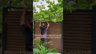 How to Make Your Fence Look More Charming mexytech yard fence outdoors garden durable wpc [upl. by Joann]