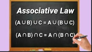 Associative Law for Union and Intersection  Associative Property of Sets  Sets  Quick Solutions [upl. by Legir]