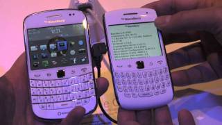 White BlackBerry Curve 9360 [upl. by Bechler]