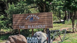 Cooleemee Water Falls  The Bullhole  Park in Woodleaf  North Carolina  USA  Part1  ☄️🏄 [upl. by Atinauj50]