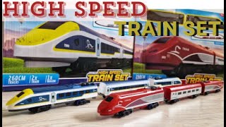 Electric High Speed Train Set ToiToys 260cm track [upl. by Zilevi898]