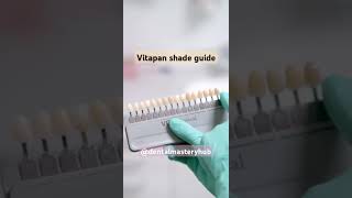 vitapan shadeguideDentalmasteryhubdentalstudenteducation dentistneetmds [upl. by Elokkin]