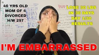 OMAD One Meal A Day Weight Loss Vlog ✅ Day 1 RESULTS Lose 30 Pounds in 30 Days Challenge Attempt 4 [upl. by Loreen]