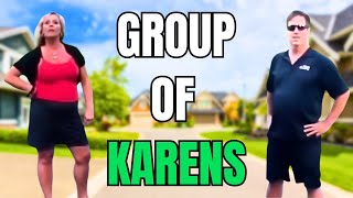 Four Crazy Karens Group Up On Man Then This Happens [upl. by Dunlavy828]