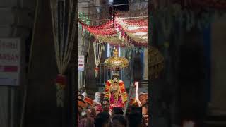 Srirangam unjal utsavam dolotsavam namperumal day 9 sattrumurai [upl. by Orabla]