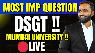 🔴LIVE MOST IMPORTANT QUESTIONS DISCRETE STRUCTURE AND GRAPH THEORY MUMBAI UNIVERSITYPRADEEP GIRI [upl. by Canice]