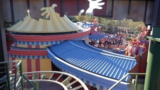 The Barnstormer Ride POV at Walt Disney Worlds Magic Kingdom [upl. by Bordie]