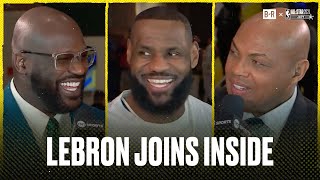 LeBron James Talks 20th AllStar Game Warriors Rumors on Inside the NBA  2024 NBA AllStar Weekend [upl. by Kelda975]