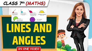 Lines and Angles  Full Chapter in 1 Video  Class 7th Maths  Junoon Batch [upl. by Oletha]