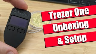 How to Setup a Trezor One Tutorial [upl. by Nairod480]