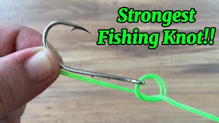 1 Strongest Fishing Knot [upl. by Tiphani649]