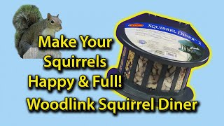 Woodlink Squirrel Diner Feeder Make Your Squirrels Happy amp Full [upl. by Airt]