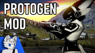 Space Engineers Protogen character mod [upl. by Osrock]