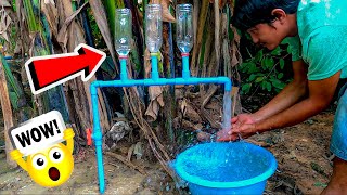 How to become better idea of high pressure water pvc pips using only three plastic bottles [upl. by Enirehtakyram]